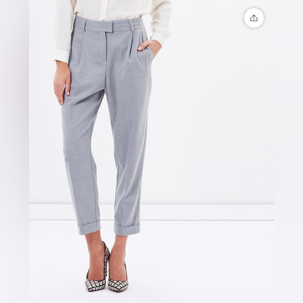 MNG Pleated Tapered trousers